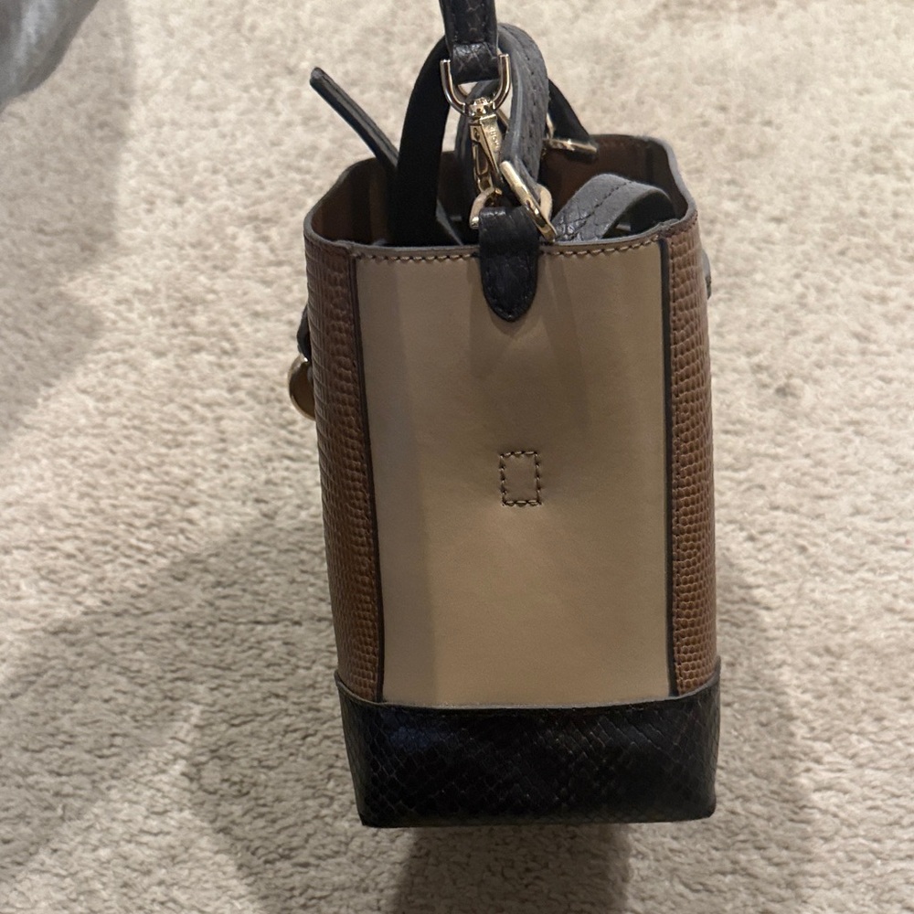 Michael Kors Tan and Brown Mini Bucket Bag - Picture 3 of 9